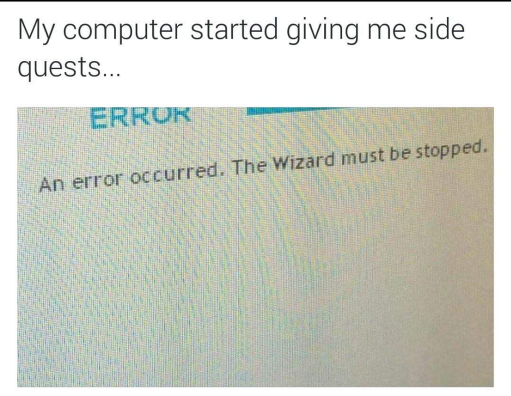 Wizard meme